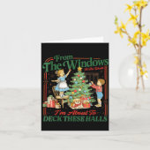 From The Windows To Walls I'm About Deck These Hal カード (黄色い花)