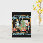 From The Windows To Walls I'm About Deck These Hal カード (黄色い花)