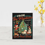 From The Windows To Walls I'm About Deck These Hal カード (黄色い花)