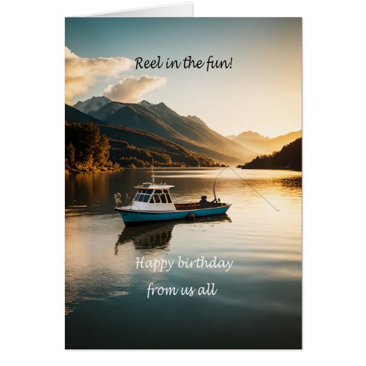From Us All魚釣りfrom a Boat誕生日 (正面)