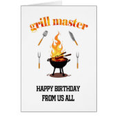From Us All Grill Master誕生日 (正面)