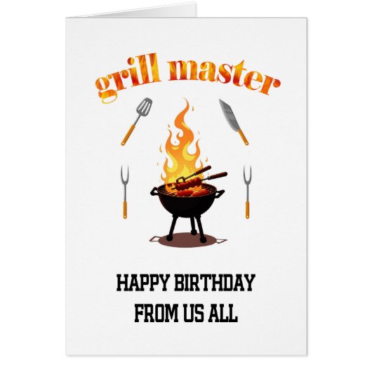 From Us All Grill Master誕生日 (正面)