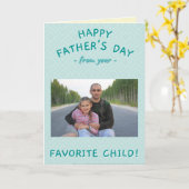 From Your お気に入りの Child Fatherカスタム's Day Photo カード (黄色い花)