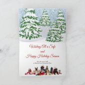 From Your Veterinarian - Paws to 祝 Season  カード (内部)