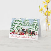 From Your Veterinarian - Paws to 祝 Season  カード (黄色い花)