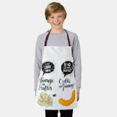 Fromage & crottes エプロン (着用した状態)