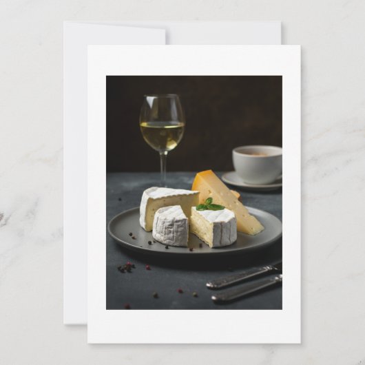 fromage et vin 招待状 (正面)