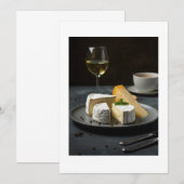 fromage et vin 招待状 (正面/裏面)
