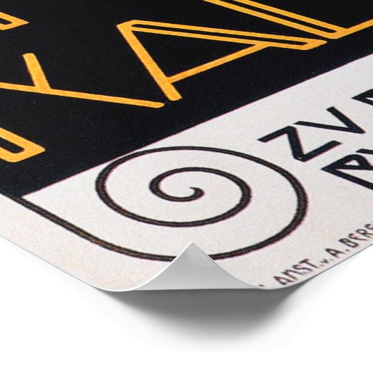 FROMES KALENDER by Austrian Artist Koloman Moser ポスター (角)