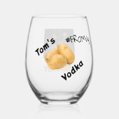 #FROMily Fandom Korman Productions TOMより ステムなしワイングラス (正面)