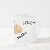 #FROMily Fandom Korman Productions TOMより フロストグラスマグカップ (正面右)