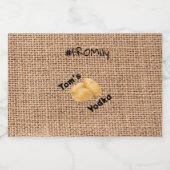 #FROMily Fandom Korman Productions TOMより リキュールボトルラベル (シングルラベル)