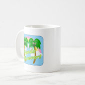 Fronds ForeverおもしろいBFFスローガン漫画 コーヒーマグカップ (正面左)