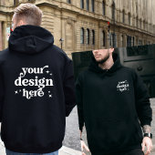 Front and Back Design Custom Logo Personalized パーカ