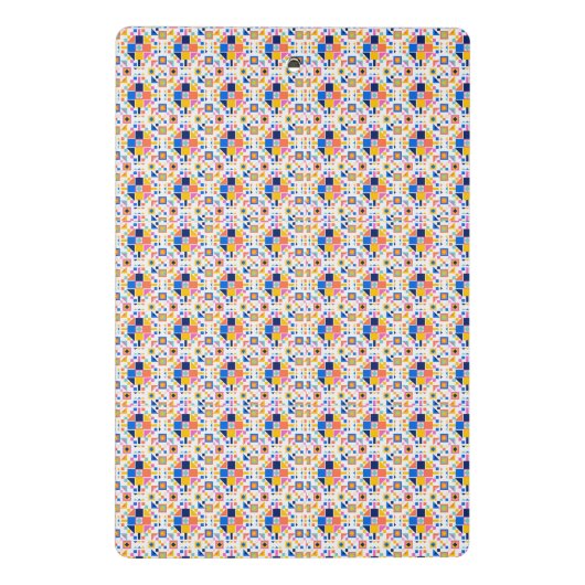 Front and back view of a clipboard with a vibrant ミニクリップボード (裏面)