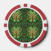 Front and back view of a poker chip  ポーカーチップ (正面)