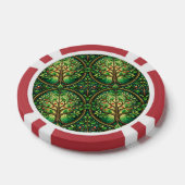 Front and back view of a poker chip  ポーカーチップ (シングル)