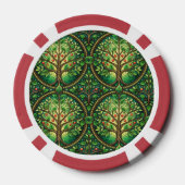 Front and back view of a poker chip  ポーカーチップ (裏面)