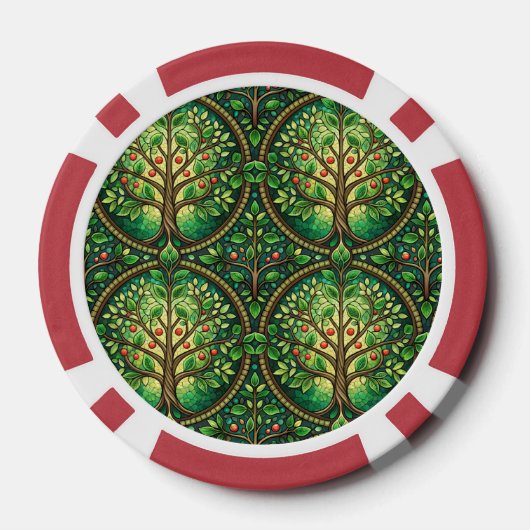 Front and back view of a poker chip  ポーカーチップ (裏面)