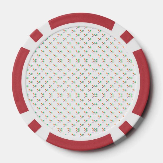 Front and back view of a poker chip  ポーカーチップ (裏面)