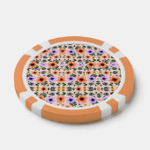 Front and back views of a poker chip  ポーカーチップ (シングル)