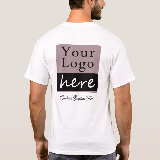 Front and Back Your Logo Event Tシャツ (裏面)