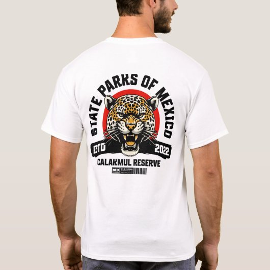 Front & Back: Mexican Reserve – Jaguar Power Tシャツ (裏面)