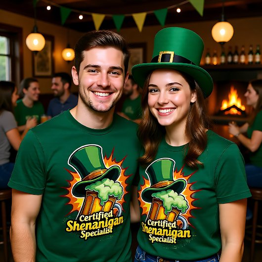 Front / back print Certified Shenanigan Specialist Tシャツ