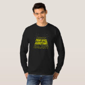 Front Officeアシスタントクール銀河系ジョブ Tシャツ (正面フル)