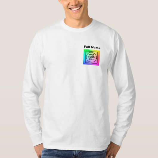Front Pocket Logo Workwear Staff T-Shirt Tシャツ (正面)
