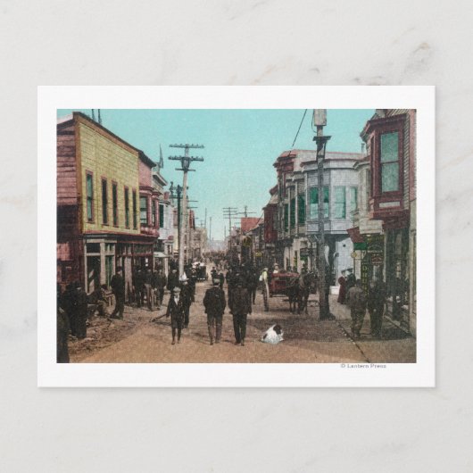 Front StreetNome, AKのビュー ポストカード (正面)