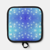 Front view features a pot holder with a blue 鍋敷き (正面)