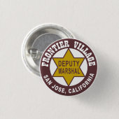 frontier_village_button_new 缶バッジ (正面&裏面)