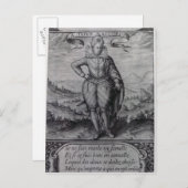 Frontispece to 'Les Hermaphrodites' ポストカード (正面/裏面)