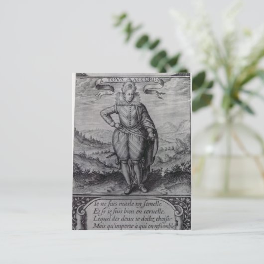 Frontispece to 'Les Hermaphrodites' ポストカード (スタンド正面)