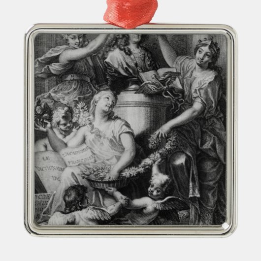 Frontispieceの「フランスのなアカデミーDictionary メタルオーナメント (正面)