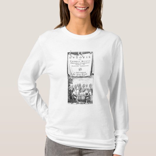 Frontispiece、「トマスMoreのユートピア Tシャツ (正面)