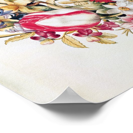 Frontispiece of 'La Guirlande de de Julie', c.1642 ポスター (角)