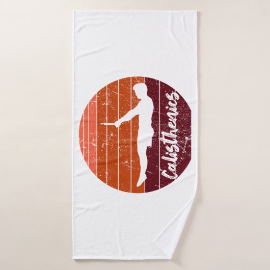 frontlever, calisthenics, street workout バスタオル (バスタオル)