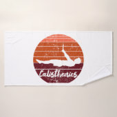 frontlever, calisthenics, street workout バスタオル (バスタオル)