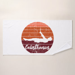 frontlever, calisthenics, street workout バスタオル