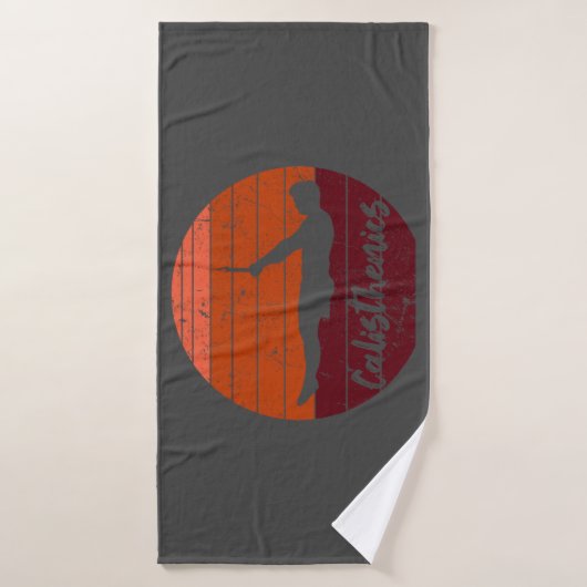 frontlever, calisthenics, street workout バスタオル (バスタオル)