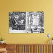 Frontspieceとタイトルページ キャンバスプリント (インサイチュ (リビング))