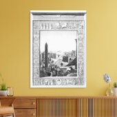 Frontspieceの第1巻'Description of Eg キャンバスプリント (インサイチュ (リビング))