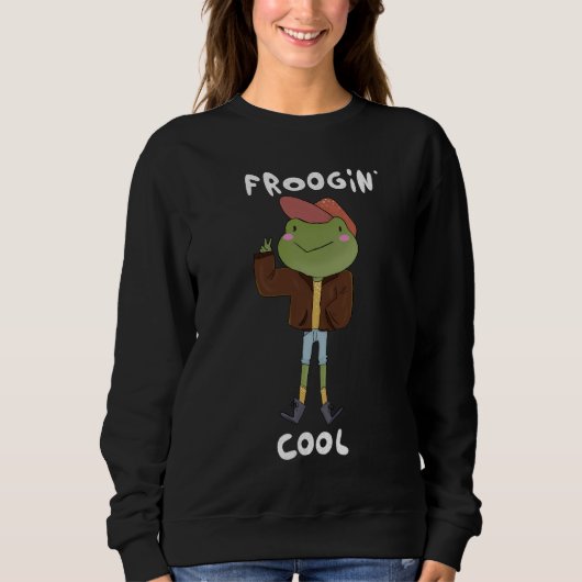 Froogin':クール沼のファッションアイコン スウェットシャツ (正面)