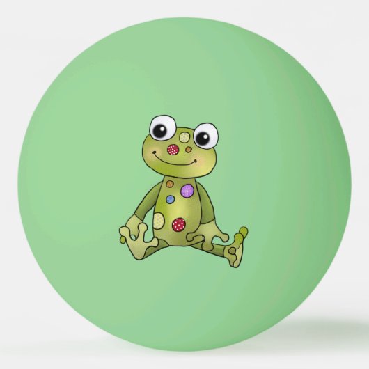 Frosch mit Punkten 卓球ボール (正面)