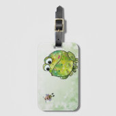 Frosch und Biene ラゲッジタグ (正面縦)