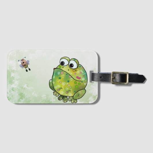 Frosch und Biene ラゲッジタグ (正面横)