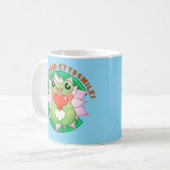 Froschliebe – Niedliche Motivationskunst コーヒーマグカップ (正面左)