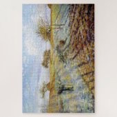 Frost (1873) by Camille Pissarro ジグソーパズル (縦)